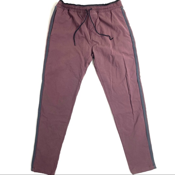 Zanerobe Joggers Sweatpants Burgundy Pants Size 36 - Picture 2 of 9